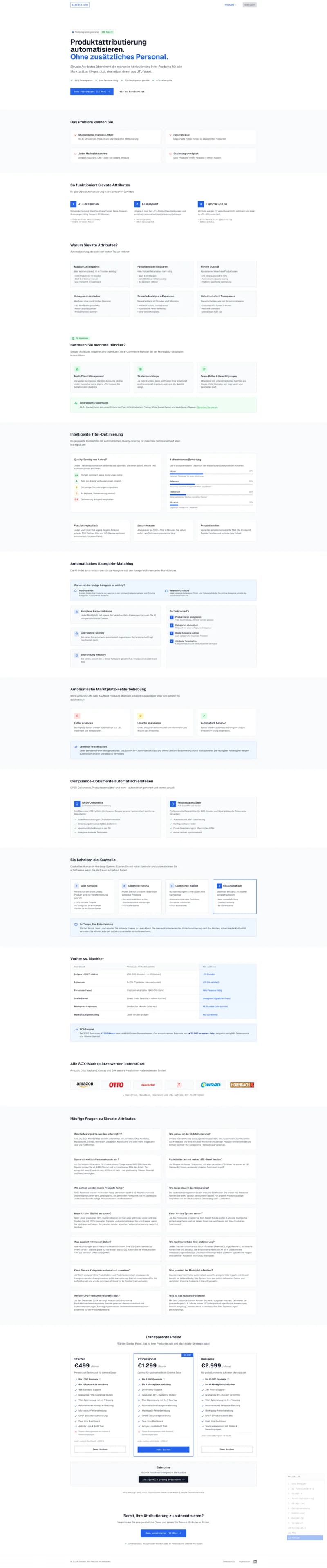 Sievate – Screenshot